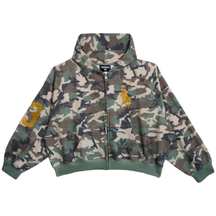 We Are Righteous "Shield of Faith" Camo Zip Up